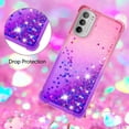 thumbnail image 4 of Funda para Motorola MOTO G 5G 2022 Transparente con Brillos Carcasa Protectora Antigolpes con Glitter Brillante, 4 of 5