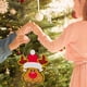 thumbnail image 2 of Navidad madera pintada anciano muñeco de nieve árbol de Navidad colgante decoración de Navidad Wmkox8yii fhajkh5558, 2 of 2