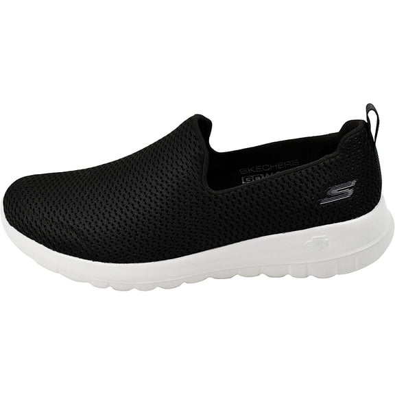 Skechers Women's Gowalk Joy Walking Shoe, Black/Grey, 7 M US