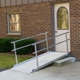 thumbnail image 2 of Silver Spring Aluminum Wheelchair Access Ramp with Handrails - 4' L, 2 of 6
