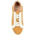 thumbnail image 3 of Journee Collection Womens Casual and Fashion Sneakers 9.5 Cognac, 3 of 5