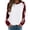 Wine Red, variant on Gkeoshab Pullover Sweaters for Women Round Neck Long Sleeve Shirts for Women Casual Fall Tops Lightweight Tunic Sweaters Fashion Clothes Loose Fit 2026 AG L