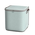 thumbnail image 1 of Home Textile Storage Foldable Containers for Clothes and Linens with Top Opening and Double Zipper Versatile Closet Organizer for Clothing Blankets Comforters and Toys, 1 of 3