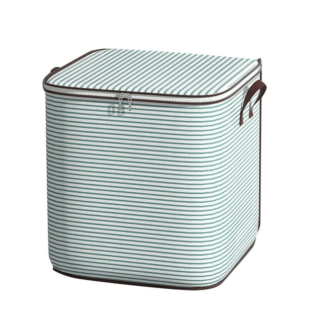 Foldable Storage Bags Use Clothes Storage Closet Organizers Fully Top Opening Storage Containers With Double Zipper For Clothing Blanket Comforters And Toys Linen Boxes for Storage Closet Organizers