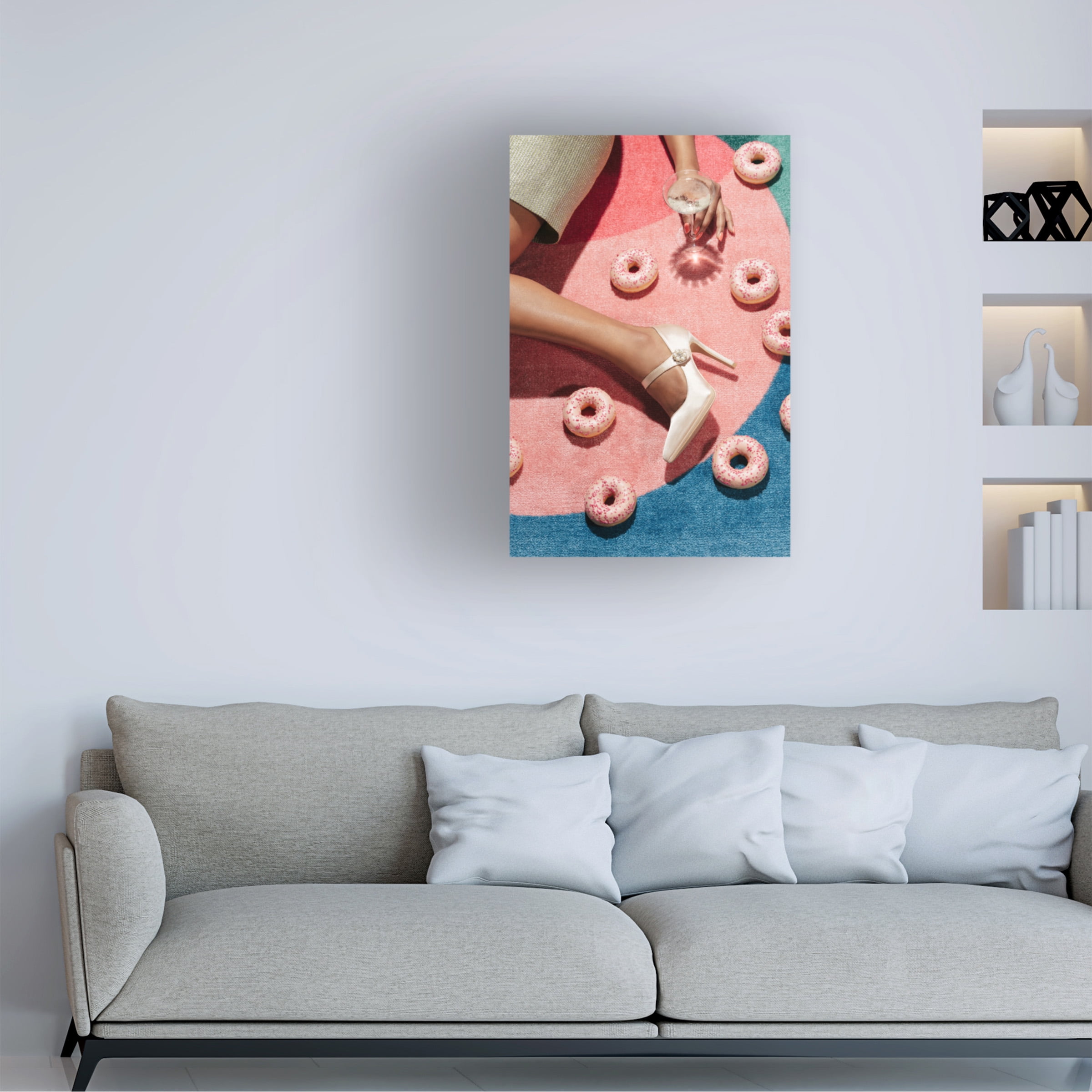 1x Studio III 'Pink Picnic 02' Canvas Art