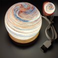 thumbnail image 4 of Lámpara USB 3D Planet Lamp Art Crafts Fantasy Rainbow Planet Light Regalos para niños adultos, 4 of 4