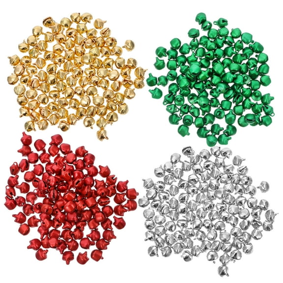 Supvox Candy Color Small Bell Craft Metal Golden 400Pcs