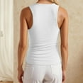thumbnail image 5 of Kureaily Women's Round Neck Slim Top With Bottom Sweater Knit Vest Soft Camisole Sleeveless, 5 of 6