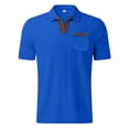 thumbnail image 5 of VgaVtl Big and Tall Polo Style Shirts for Men Short Sleeve Summer Collared Waffle Mens T Shirts Color Block Going Out, 5 of 5