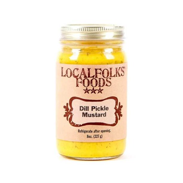 LocalFolks Foods Dill Pickle Mustard, 8oz
