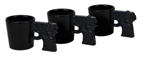 BigMouth Inc Gun Shots Pistol Shaped Shot Glass Set (3 Pack) by Outrageous Ventures, Inc