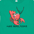 thumbnail image 4 of Inktastic More Beads, Please Cute Mardi Gras Crawfish Boys or Girls Toddler T-Shirt, 4 of 5