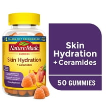 Nature Made Skin Hydration   Ceramides Gummies, Supplement to Support Healthy Skin, 50 Ct