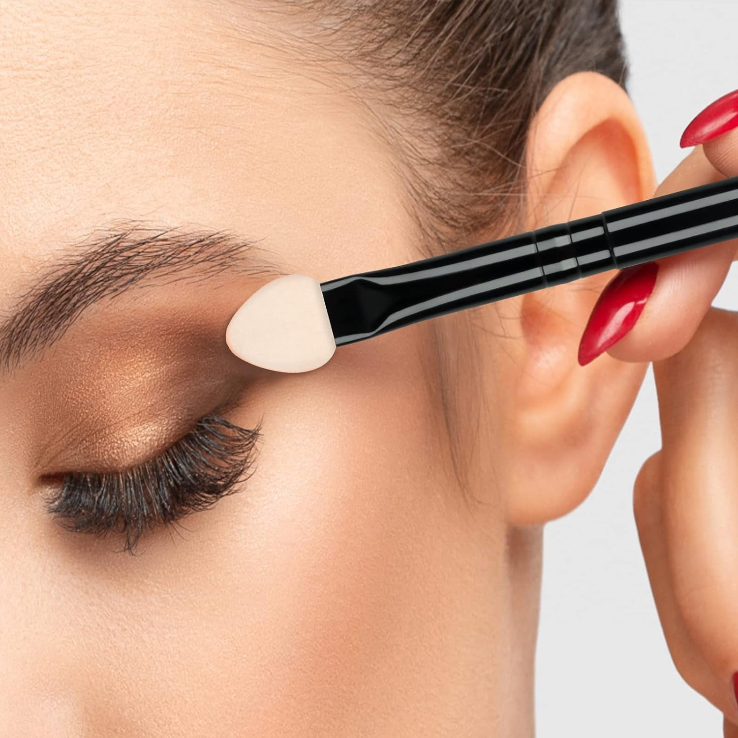 5-teiliges Eyeliner Pinsel Set – Wiederverwendbare Schminkwerkzeuge Für Lidschatten & Augenbrauen