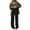 Black, variant on TSADFHJI Maxi Skirt Knitted Ladies' Corduroy Mopping Drape Solid Color Street Wide-Leg Casual Trousers L Beige
