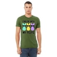 thumbnail image 2 of Chilling With My Peeps Fun Easter Egg Hunting Christian Holiday Men's T-shirt, L, Military, 2 of 5