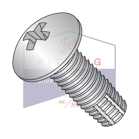 

6-32 x 3/8 Type F Thread Cutting Screws | Phillips | Truss Head | 18-8 Stainless Steel (Quantity: 5000)