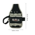 thumbnail image 3 of Waist Tool Bag Portable Tool Pouch Tool Organizer Bag Tool Belt Pocket for Electricians, 3 of 9