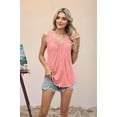 thumbnail image 2 of Women'S Casual Sleeveless Tank Top Pink M, 2 of 8