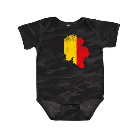 

Inktastic Belgian Map Flag Gift Baby Boy or Baby Girl Bodysuit