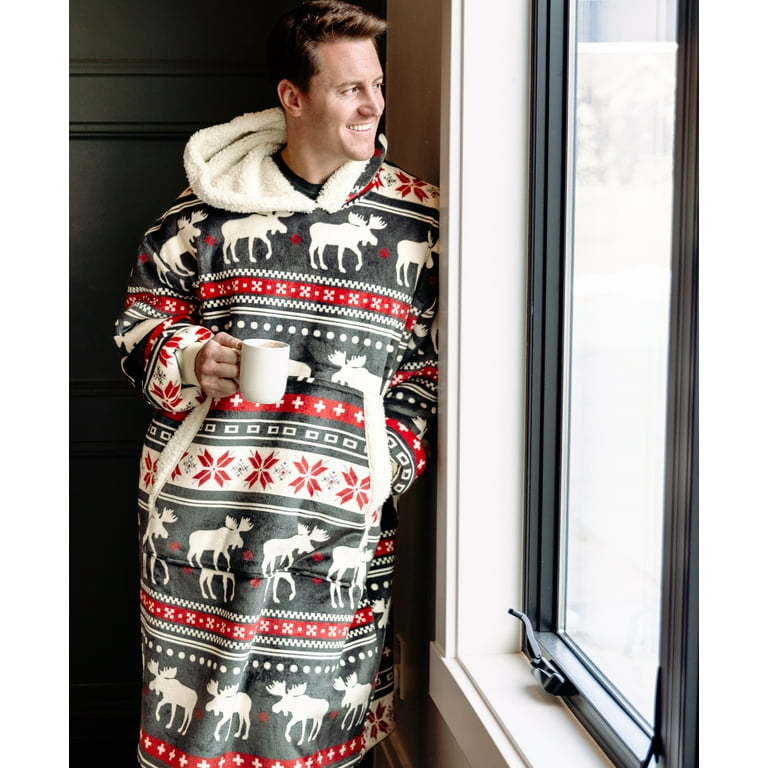 Lazy One Oversized Blanket Hoodie, Comfortable Sleepwear Lazy One Oversized Blanket Hoodie, Comfortable Sleepwear