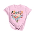 thumbnail image 3 of VBTAPA Women's Happy Easter Shirt Funny Bunny T-Shirt Cute Rabbit Graphic Tees Egg Hunt Holiday Party Tops Lightning Sales Today Pink L, 3 of 6