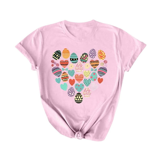 Mujeres Pantalones Cortos de Manga Corta Impresa Floral Cuello Redondo Superior / Camisa Poliéster, Blusa Casual de Moda para el Uso Diario Del Hogar