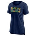 thumbnail image 2 of Women's Navy Notre Dame Fighting Irish Breakneck Speed T-Shirt, 2 of 3