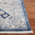 thumbnail image 5 of SAFAVIEH Blair Elyse Traditional Chevron Machine Washable Area Rug, 4' x 6', Grey/Navy, 5 of 13