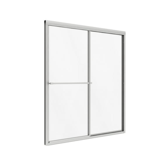 Craft Main Tdss4870-Cl Tides 70" High X 48" Wide Sliding Framed Shower Door - Silver