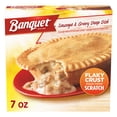 thumbnail image 3 of (4 pack) Banquet Sausage and Gravy Deep Dish Pot Pie, Frozen Meal, 7 oz., 3 of 10