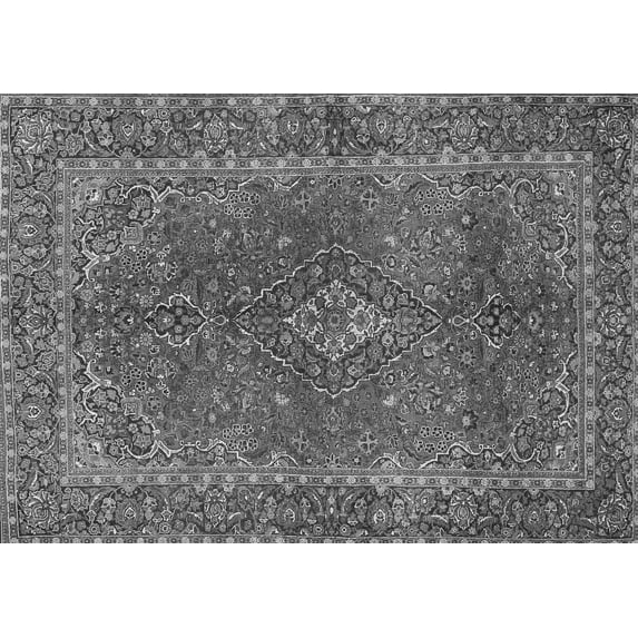 Ahgly Company Indoor Rectangle Persian Gray Traditional Area Rugs, 3' x 5'