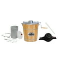 thumbnail image 3 of Elite Gourmet 4Qt. Old Fashioned Pine Bucket Electric/Manual Ice Cream Maker EIM402, 3 of 5