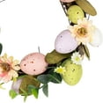 thumbnail image 3 of Northlight Pastel Speckled Easter Egg Artificial Mini Twig Wreath - 7", 3 of 5