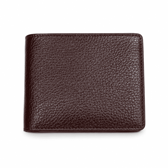 Classic Genuine Leather Wallet for Men, Slim Bifold Wallet with Multiple Card Slots, Cash Compartment, Everyday Pocket Wallet (Dark Brown)