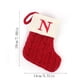 thumbnail image 2 of Medias navideñas personalizadas con letras del alfabeto: calcetines de dulces festivos con lazo para colgar, ideales para decorar el árbol y regalar en las fiestas., 2 of 2