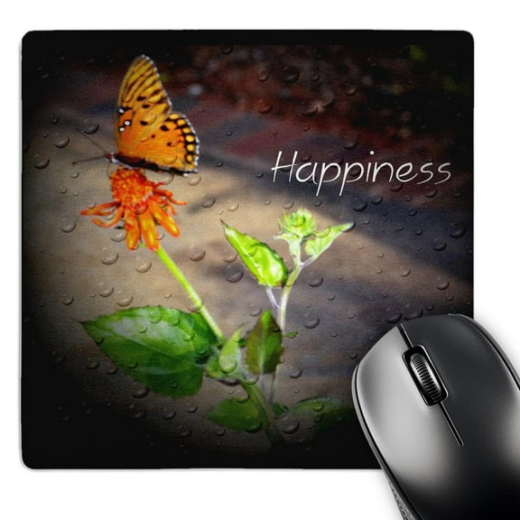 3dRose, An inspirational pictures with a butterfly, MousePad