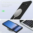 thumbnail image 2 of KOMI for Google Pixel 7a Case, Silicone Phone Case with 2 Screen Protector, Soft Anti-Scratch Microfiber Lining, Full Body Shockproof Slim Cover Support Wireless Charging, Black, 2 of 5
