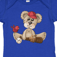 thumbnail image 4 of Inktastic Baseball Teddy Bear Boys Baby Bodysuit, 4 of 5