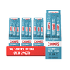 (96 pack) Chomps Grass-Fed and Finished Sea Salt Beef Jerky Snack Stick, 10g of Protein