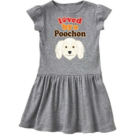 

Inktastic Poochon Dog Gift Gift Toddler Girl Dress