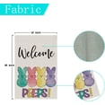 thumbnail image 4 of Welcome Watercolor Rabbit Bunny Easter Garden Flag 12×18 Inch Double Sided Farmhouse Small Yard Outdoor Flags, 4 of 6