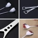 thumbnail image 3 of Juego de 6 cucharas de café premium, juego de cucharas de té de acero inoxidable con forma de corazón, bonita cuchara de café expreso, cuchara agitadora, cuchara de postre para helado, azúcar, cóctel, batido, mermelada, café Ormromra HMHZ1390, 3 of 6