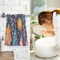 thumbnail image 7 of Yayeee 100% Cotton Hand Towels for Bathroom 16" x 28" Soft Absorbent Kitchen Towel, Pink Christmas Splendor, 7 of 7