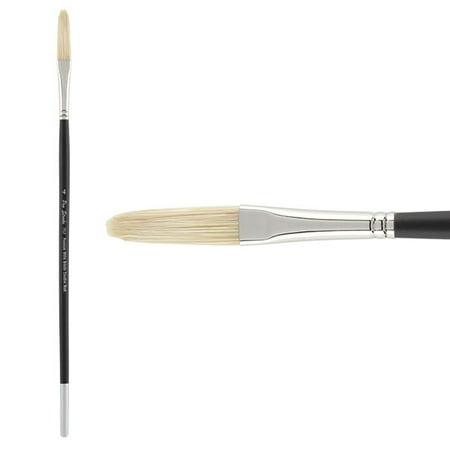 Hog Bristle Filbert Brush - Creative Mark Pro Stroke Premium Artist White ChungKing Hog Bristle Paint Brush - Long Filbert 4