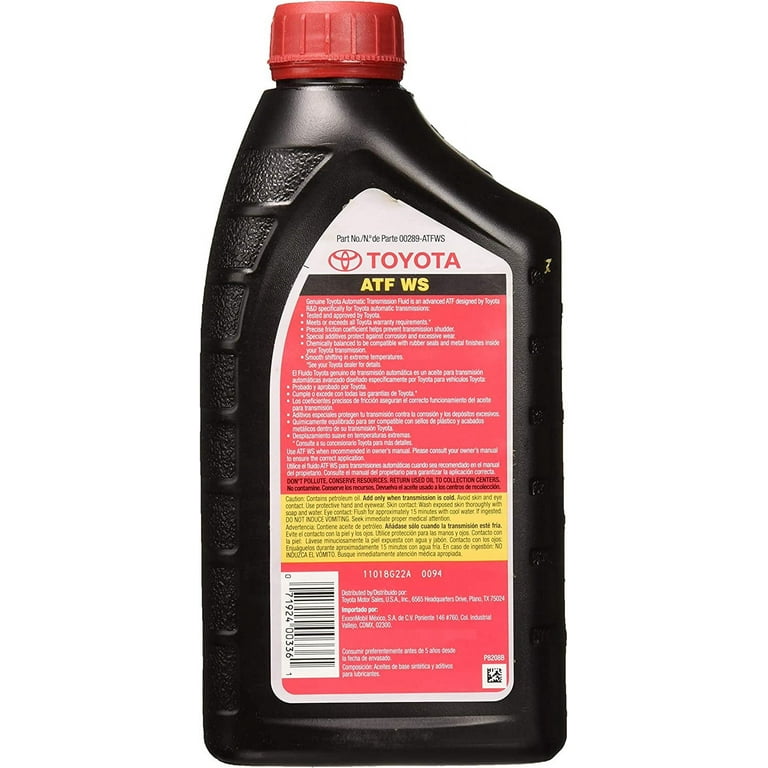 Toyota ATFWS Universal Fit Automatic Transmission Fluid