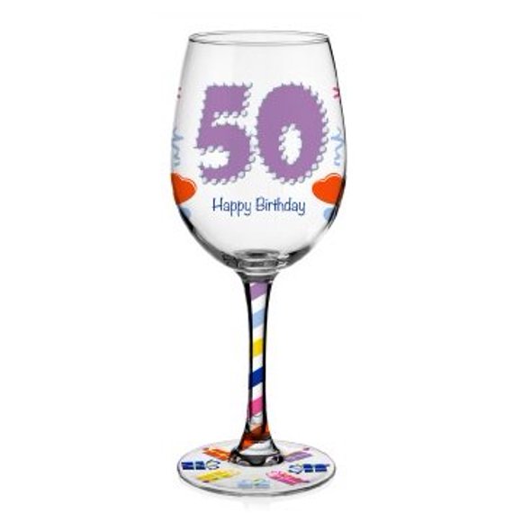 Happy Birthday Wine Glasses