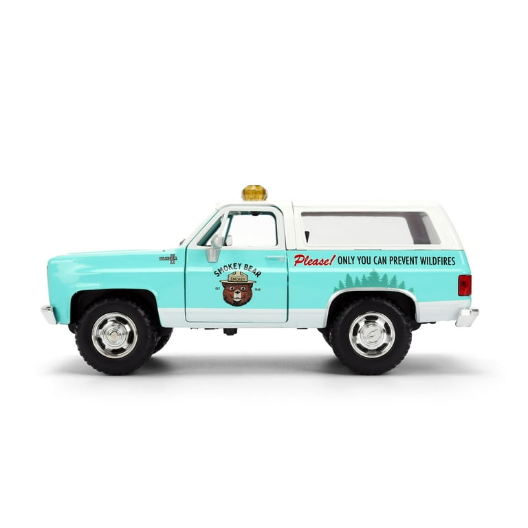 Smokey Bear 1980 Chevy Blazer Die-Cast Car by Jada Toys – Smokey
