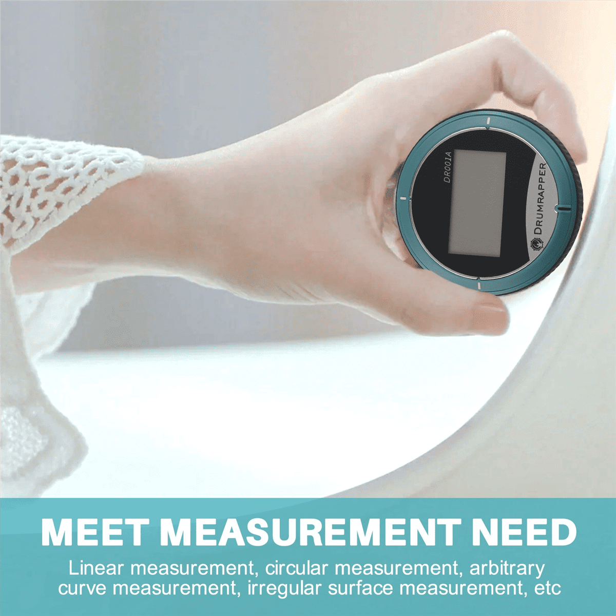LCD Digital Meter Electronic Tape Measure Digital Mesuring Curve Irregular Object Digital Tape Measure Electronic Ruler