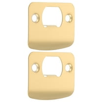OFFIGAM Golden Stainless Steel Door Plate 2 Pieces Replacement Hardware for Home and Office Use